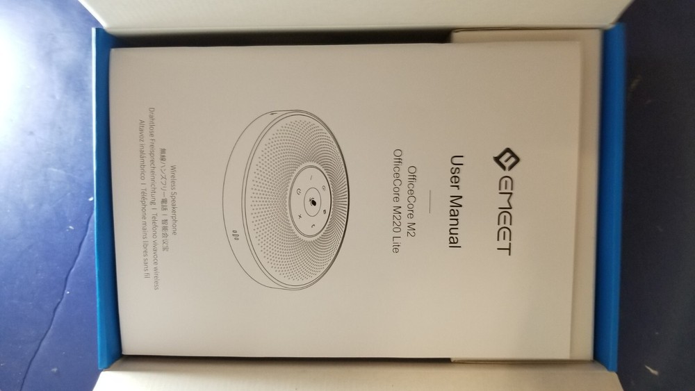 EMeet OfficeCore M220 Lite- Professional Bluetooth Speakerphone (2 PACK)