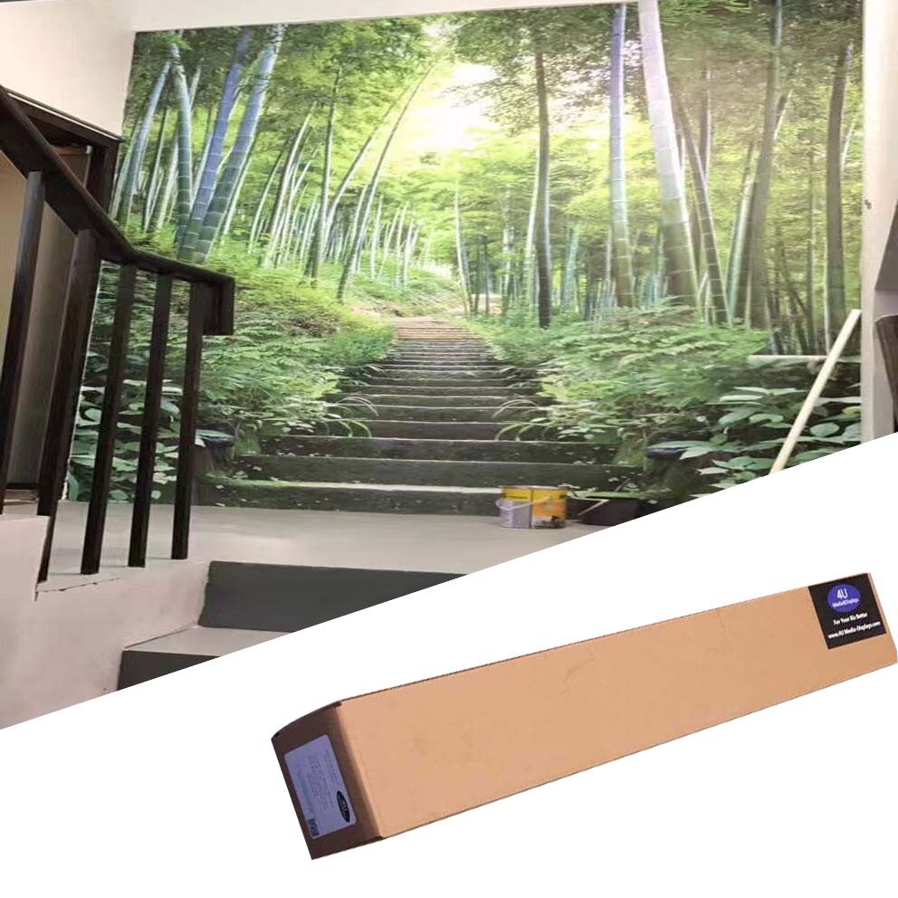 54"x100ft/roll，Floor&Wall Graphics Printable Fabric Self-Adhesive Wallpaper