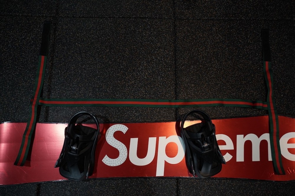Custom Snowboard / Skateboard Shoulder Strap Universal Gucci Inspired