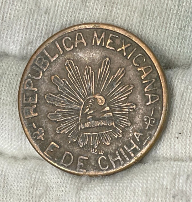 1915 Mexico 5 Centavos Coin