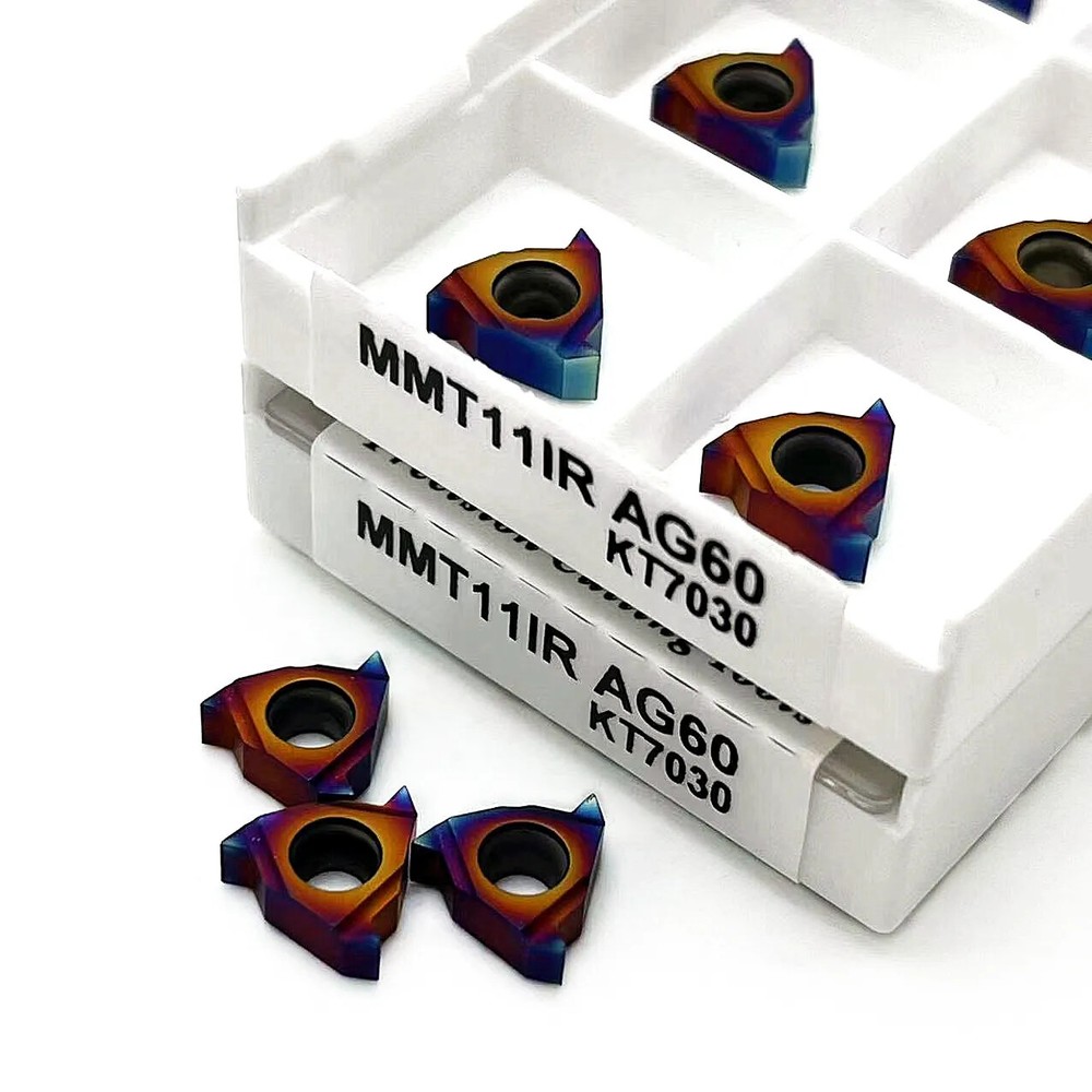 Nano Blue 11ER A60 11IR A60 Carbide Inserts Thread Cutting Lathe Tool Kit