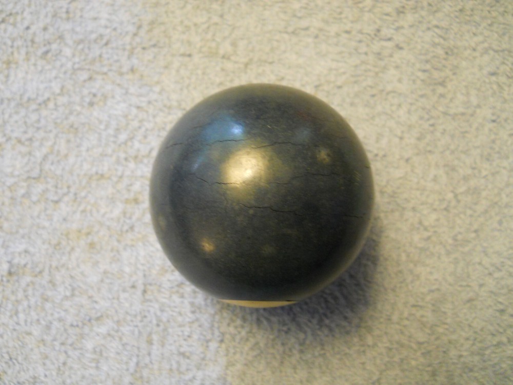 Vintage Clay Billiard Ball - #4