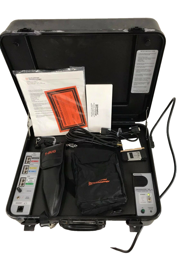 Industrial Technology Throwmaster 409 System Transfer Set Power Tested USED.