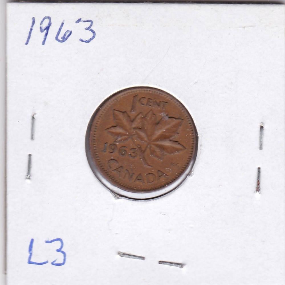 1963 Canada Cent L3