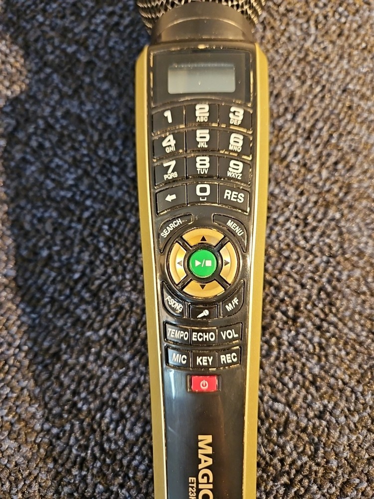 TESTED Magic Sing ET23KR Microphone Device ONLY Wireless Karaoke