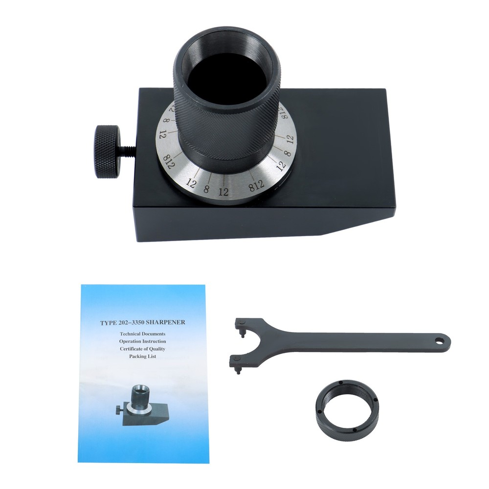Heavy Duty 5C Angle End Mill Grinding Fixture | Collet Sharpener System