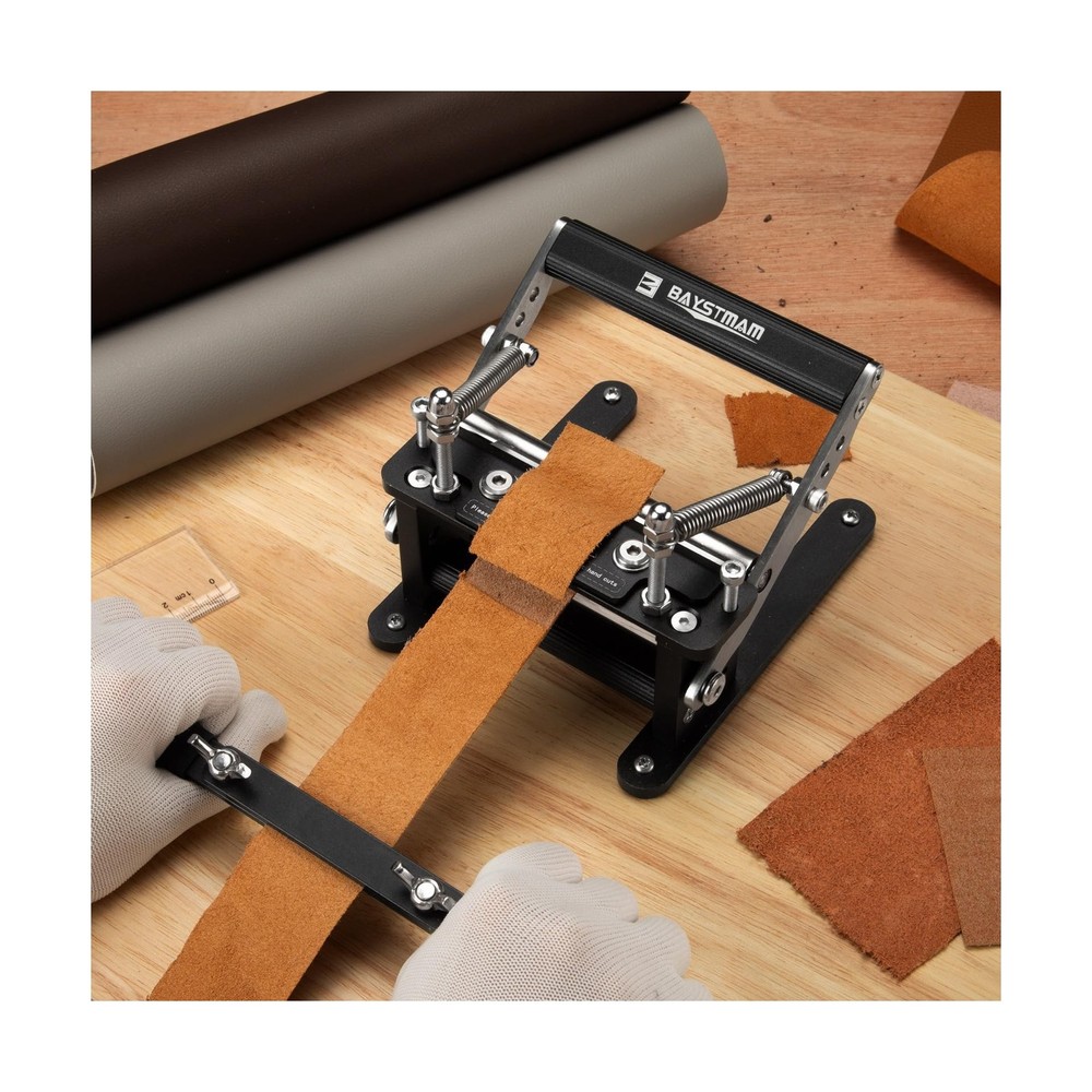 Leather Skiver Leather Splitter with Pulling Handle,Leather Peeling... Fast Ship