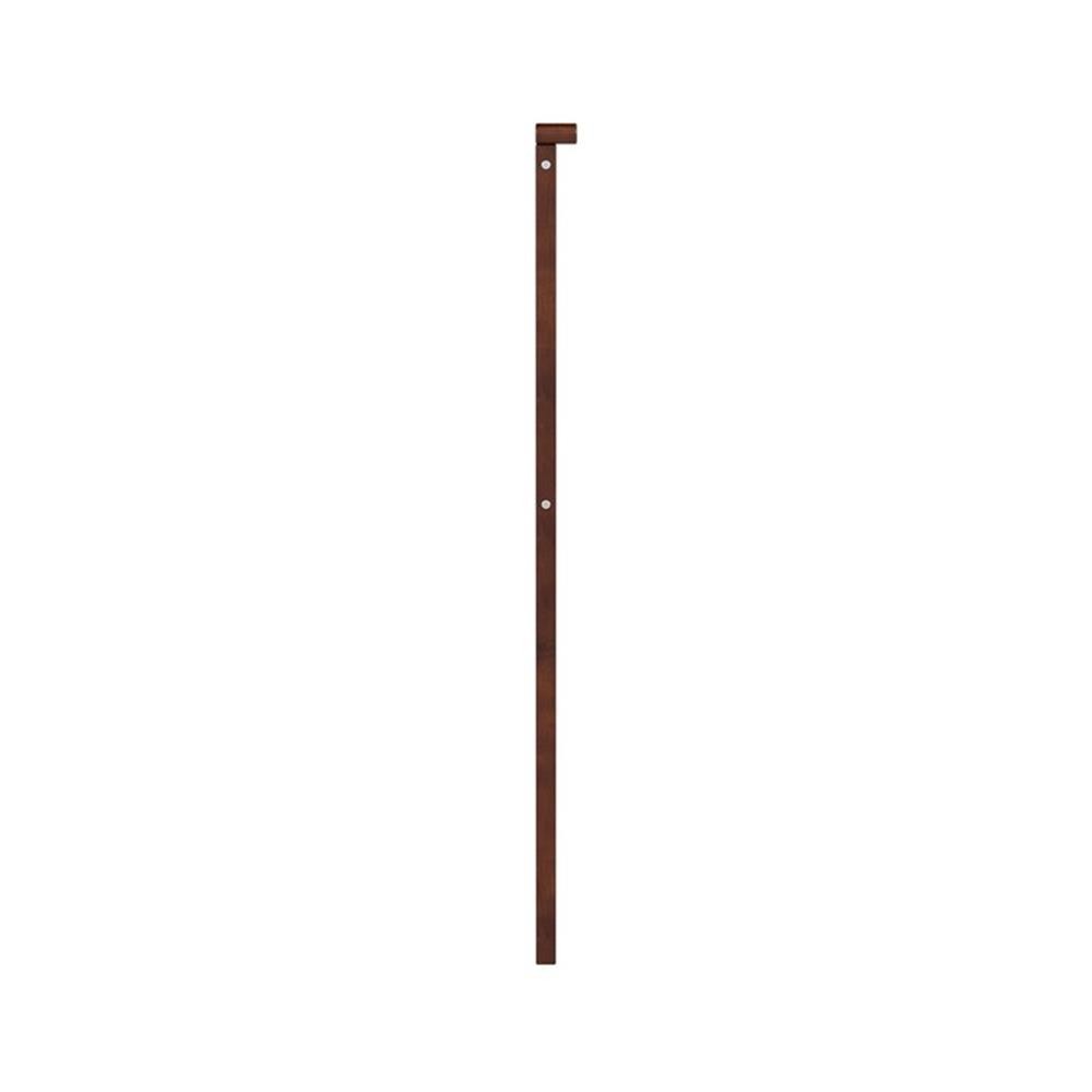 Pemberly Row Madison Twin Solid Wood Panel Headboard in Walnut