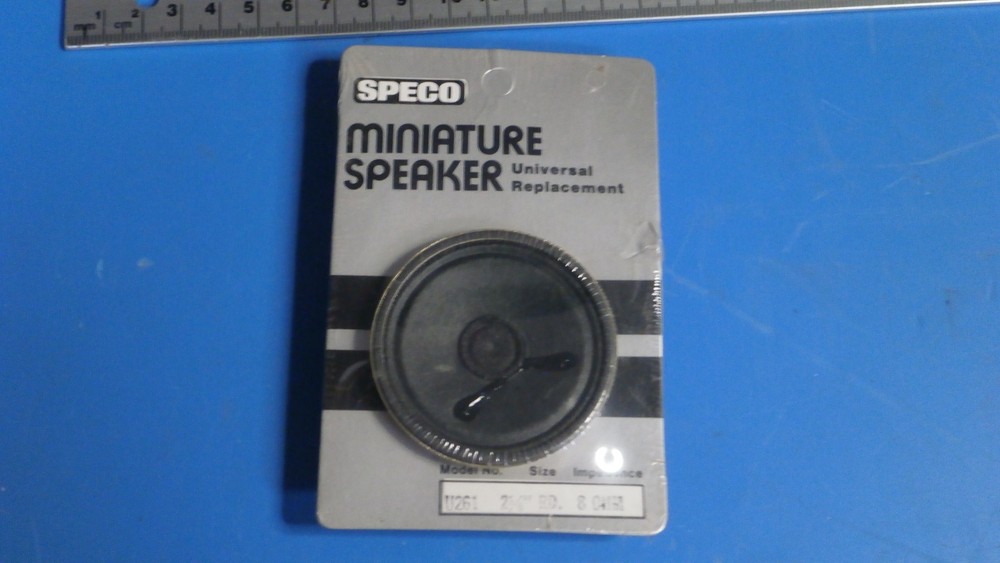 Speco U261 Universal Replacement Miniature Speaker