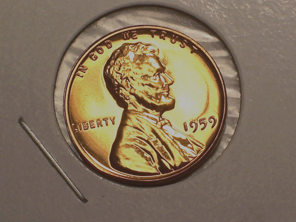 1959-P  @ *Proof*  Lincoln Mem Penny.!!