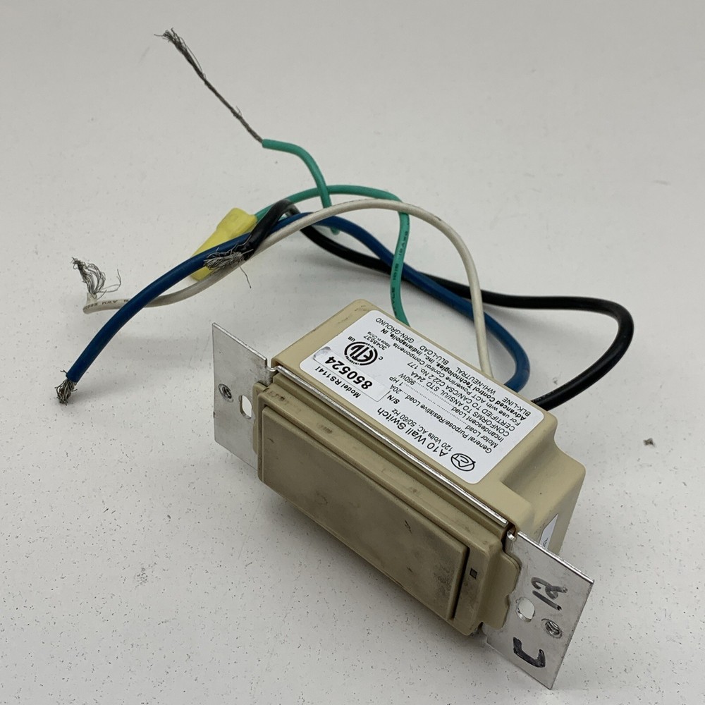 Advanced Control Technologies RS114I A10 Wall Light Switch 20A 960W 120V Ivory