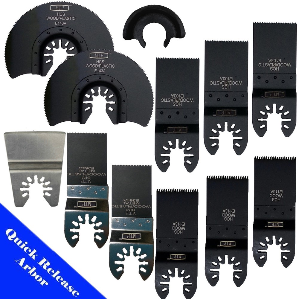11 Saw Blade Oscillating Multi Tool Dremel MM40 MM45 Quick-Lock amp Multi-max