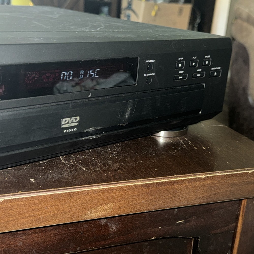 Phillips Dvd Cd 782c 5 Disc Changer Tested Working Great! No Remote