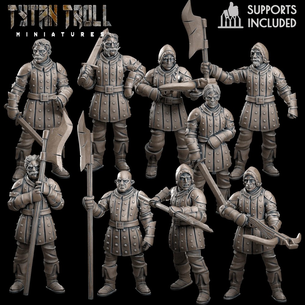 Town Guards Miniature
