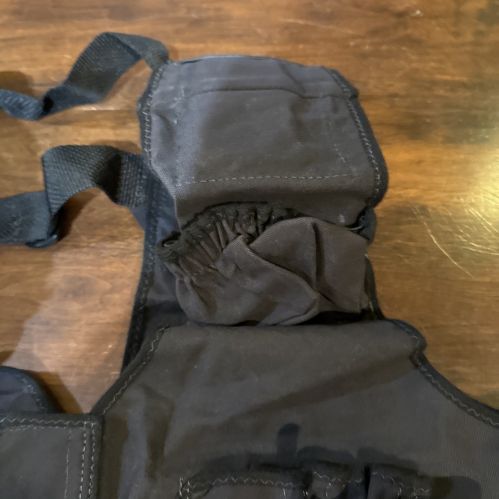 tactical vest black