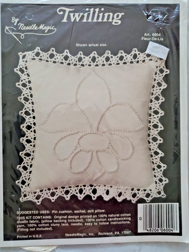 Needle Magic "Fleu-De-Lis" Twilling Kit Finished Size 5' x 5"
