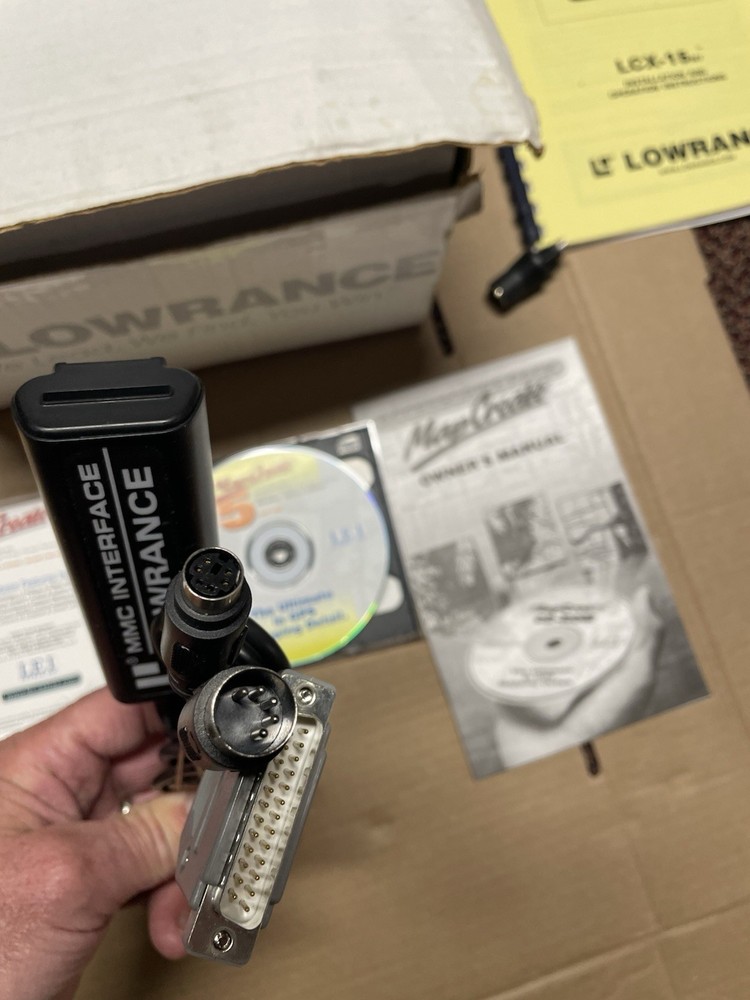 Lowrance MMC Interface Cable & Adapter Connector Plus map Create 5 CD