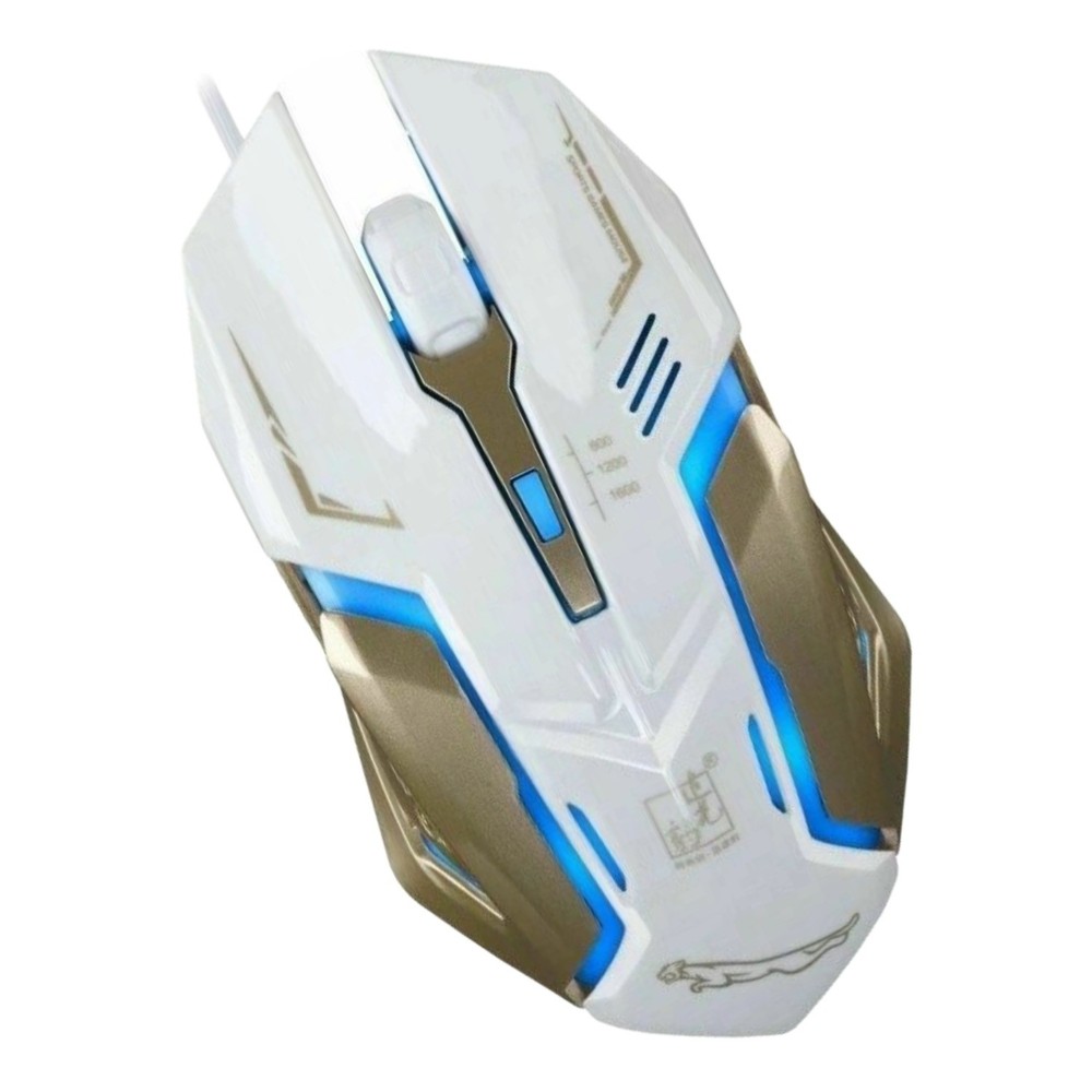 SANOXY Wired Gaming Mouse Adjustable DPI Ergonomic USB White