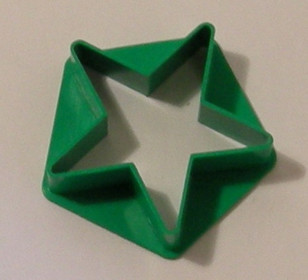 Cookie cutter Star plastic 5 cm guaranteed quality