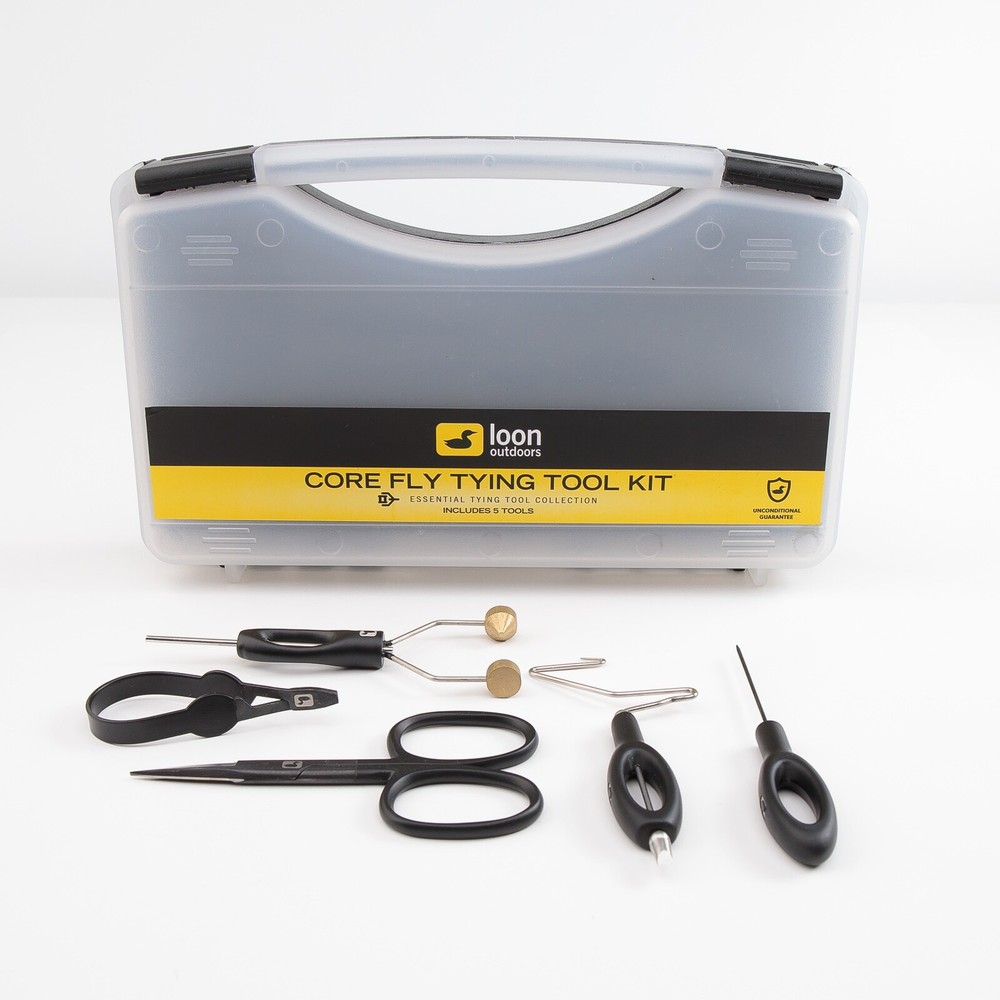 Loon Core Fly Tying Tool Kit - Black