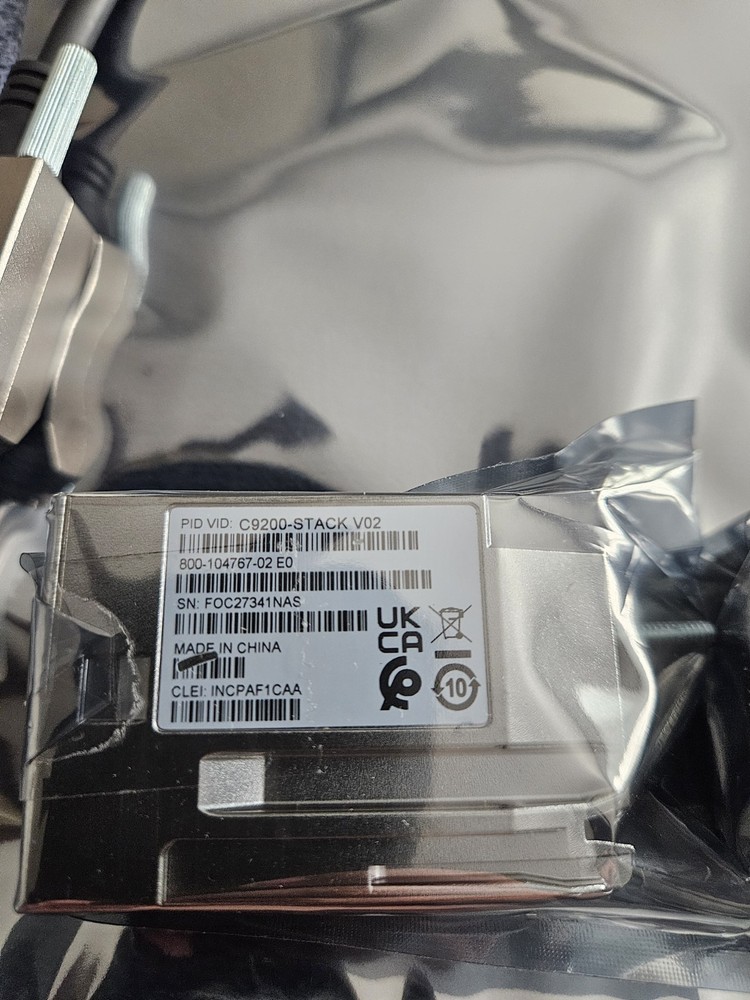 Cisco C9200-STACK-KIT Stack Module Kit with STACK-T4-50CM Cable