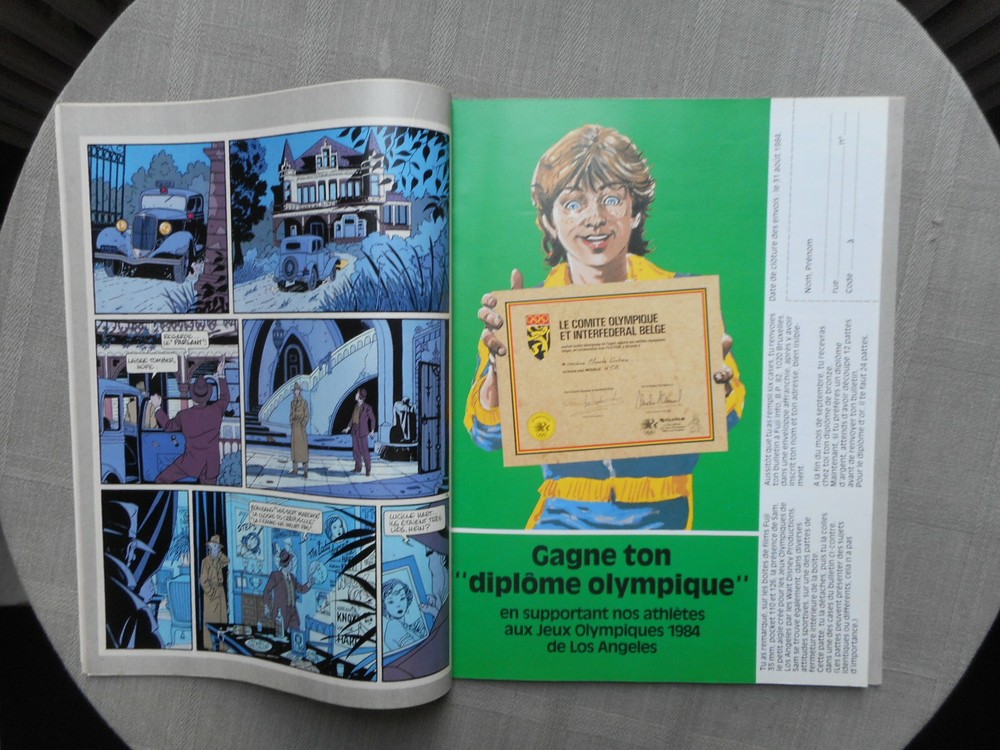 Spirou Weekly No. 2399 1984 Excellent Condition Complete With Its Insert