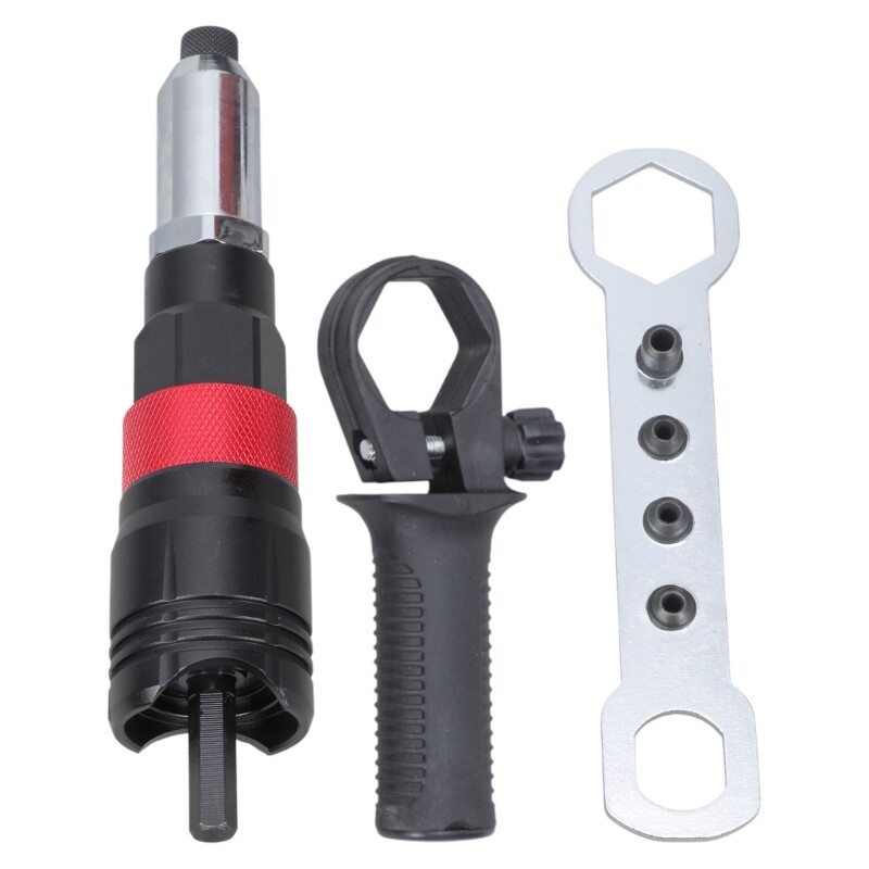 Electric Rivets Tool Adapters Kit Attachment with Multiple Thread Accessory