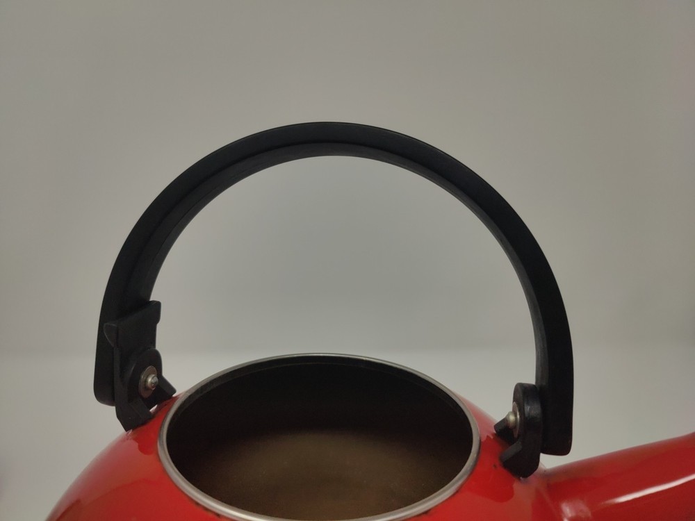 Le Creuset Red Enameled Steel Tea Kettle