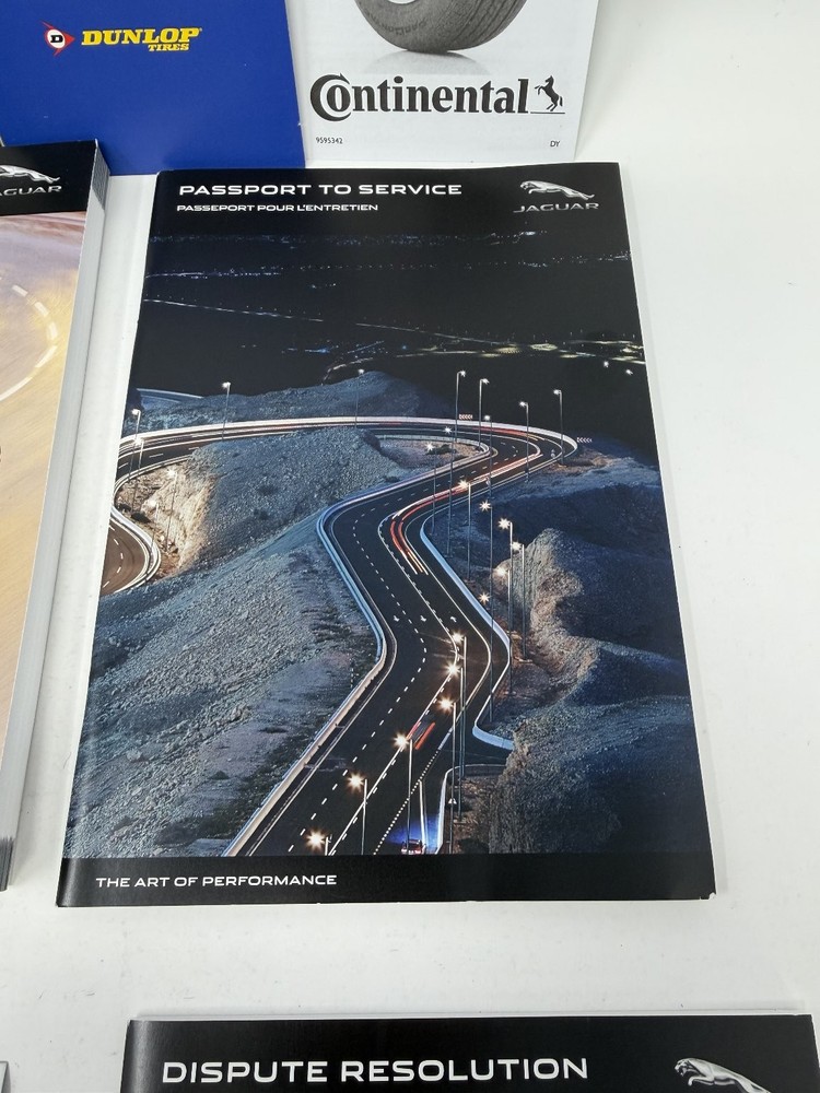 2016 Jaguar XE Owners Manual OEM Complete Set