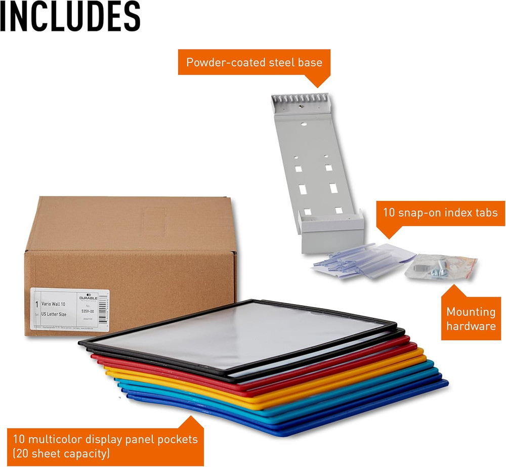 Vario Wall Reference System, 10 Panels, Assorted Borders and Panels