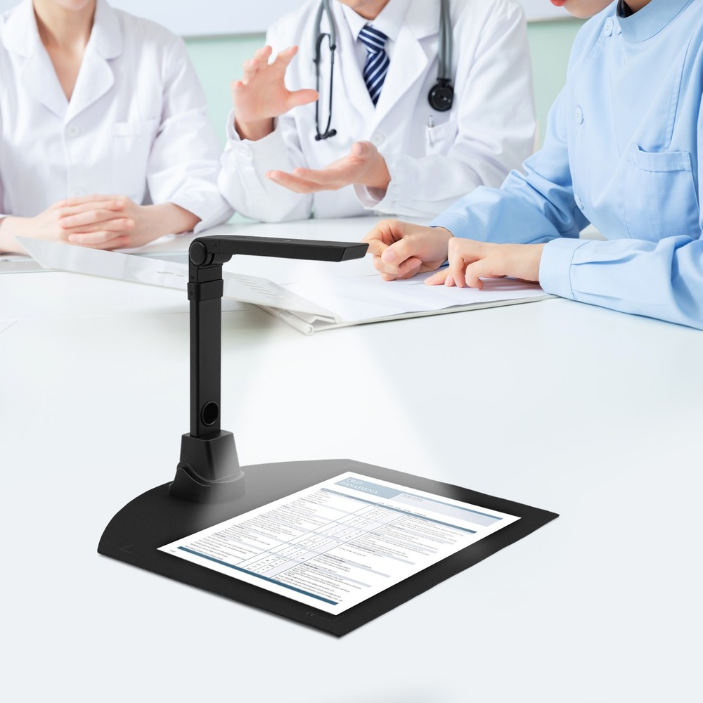 A3 Document Scanner, Fast Scan Document Camera, Portable 12-megapixel Scanner