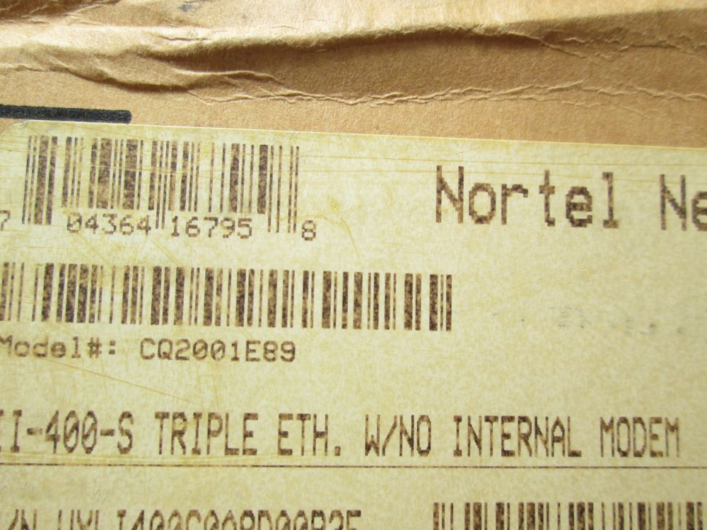 Nortel CQ2001E89 Baystack Instant Internet 400-S