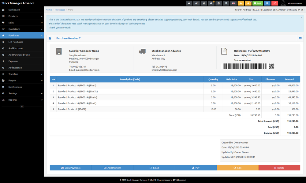 POS System with Free VPS Web Hosting and Installation