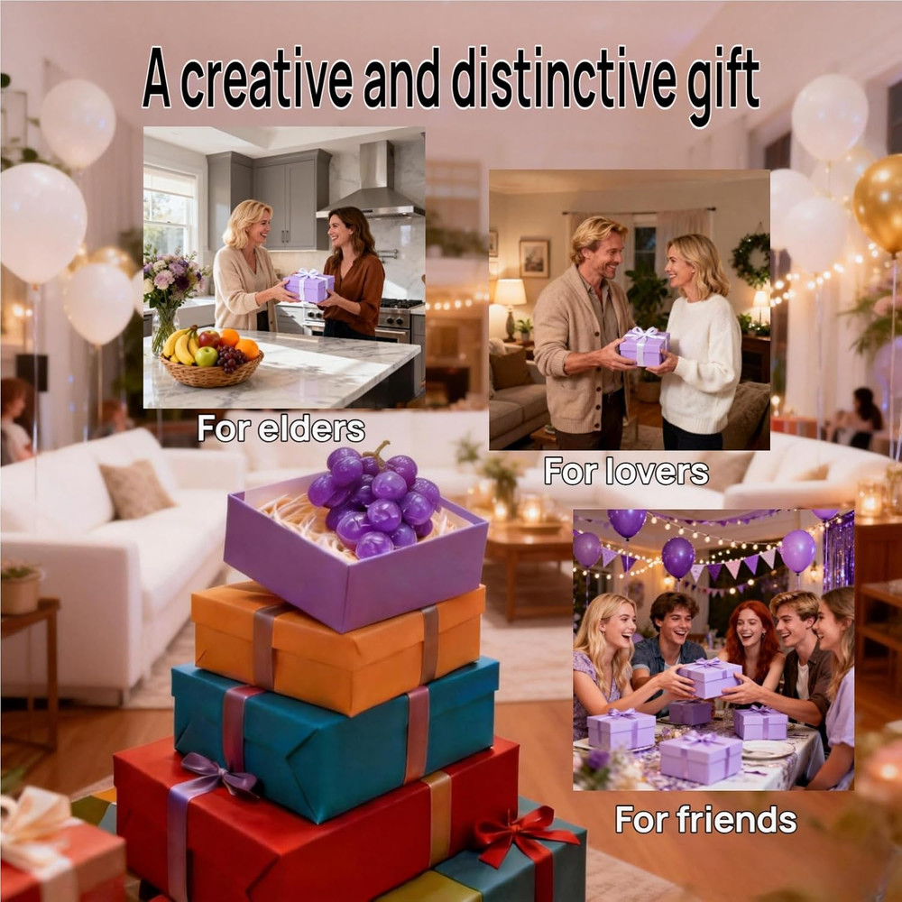 Grape Soap Making Kit with Silicone Molds, Tools & Video Tutorial for Adults