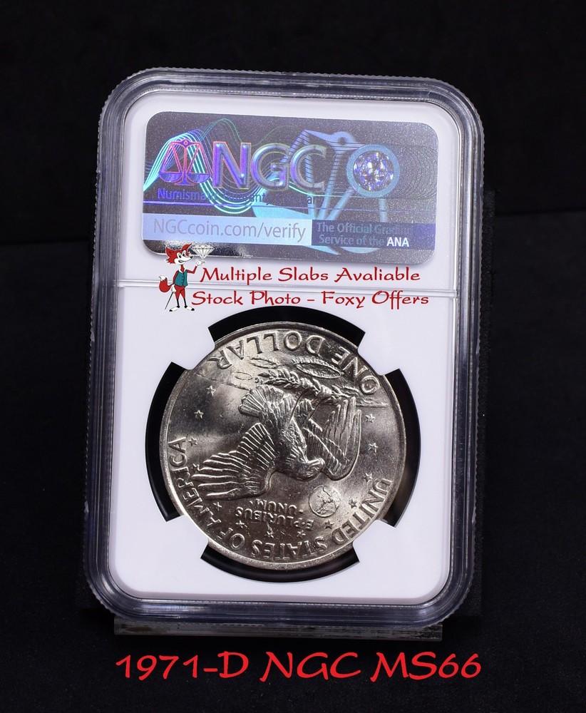 1971-D Eisenhower Dollar - NGC MS66 (Bulk)