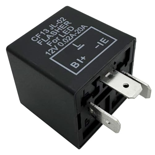 3-pin LED Flasher Relays CF13, Fixed 12V Electronic Blinker CF13 flasher relay