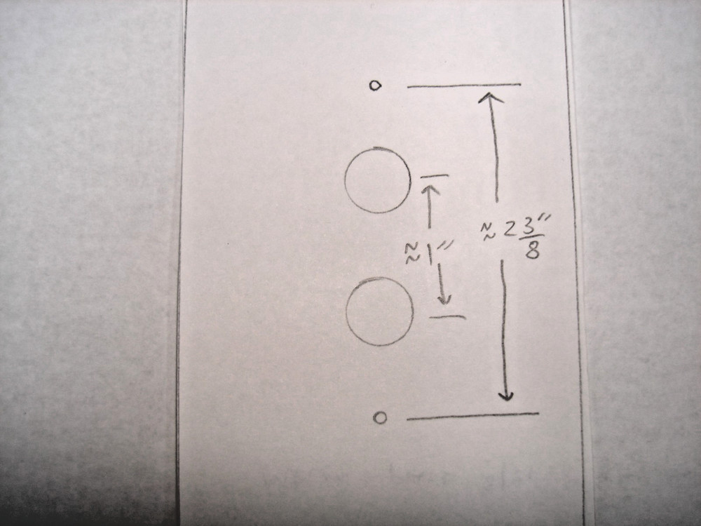 Vintage Push Button Switch Plate Uniline Ivory