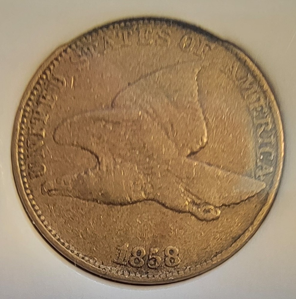 1858 Flying Eagle Cent