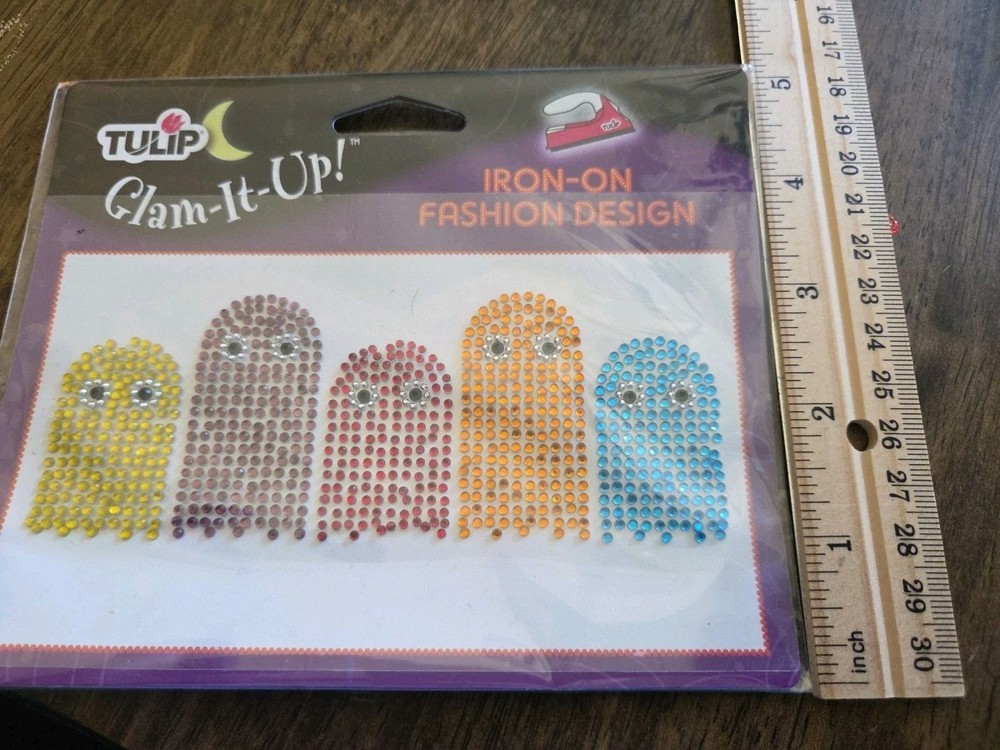 Tulip Iron-on Design Colorful Ghosts