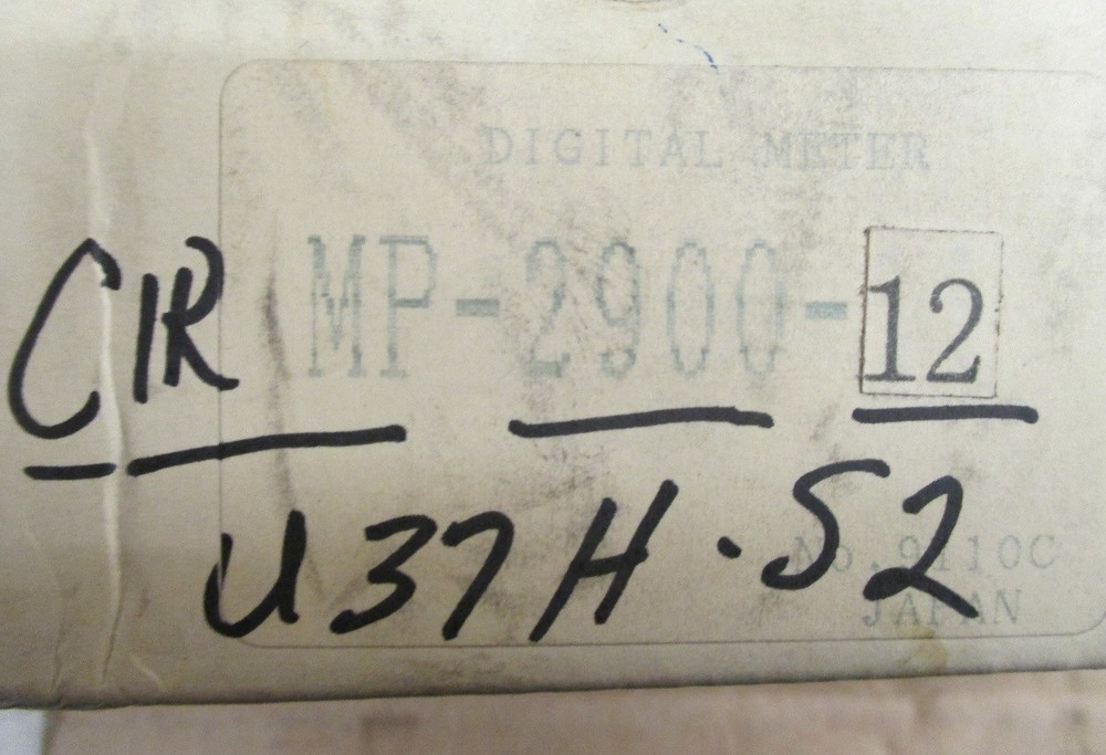 Asahi Keiki MP2900-12 Digital Meter