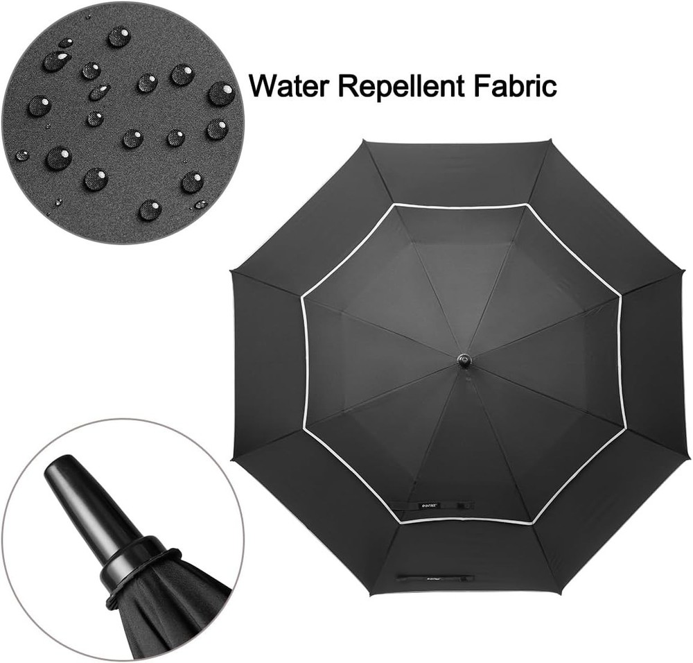68-Inch Extra Large Golf Umbrella - Automatic Open, Windproof & Waterproof