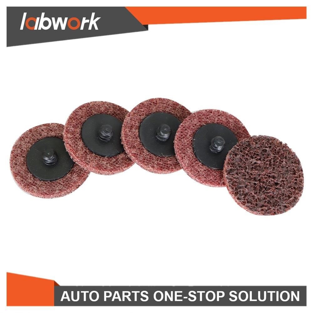 Labwork Medium Surface Conditioning Disc Roll Lock Grinder Sanding Pads 50Pcs 2"