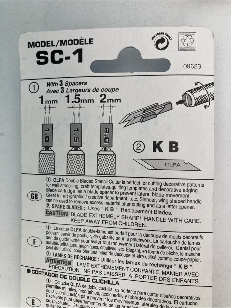 Olfa Stencil Cutter With Spacers SC-1