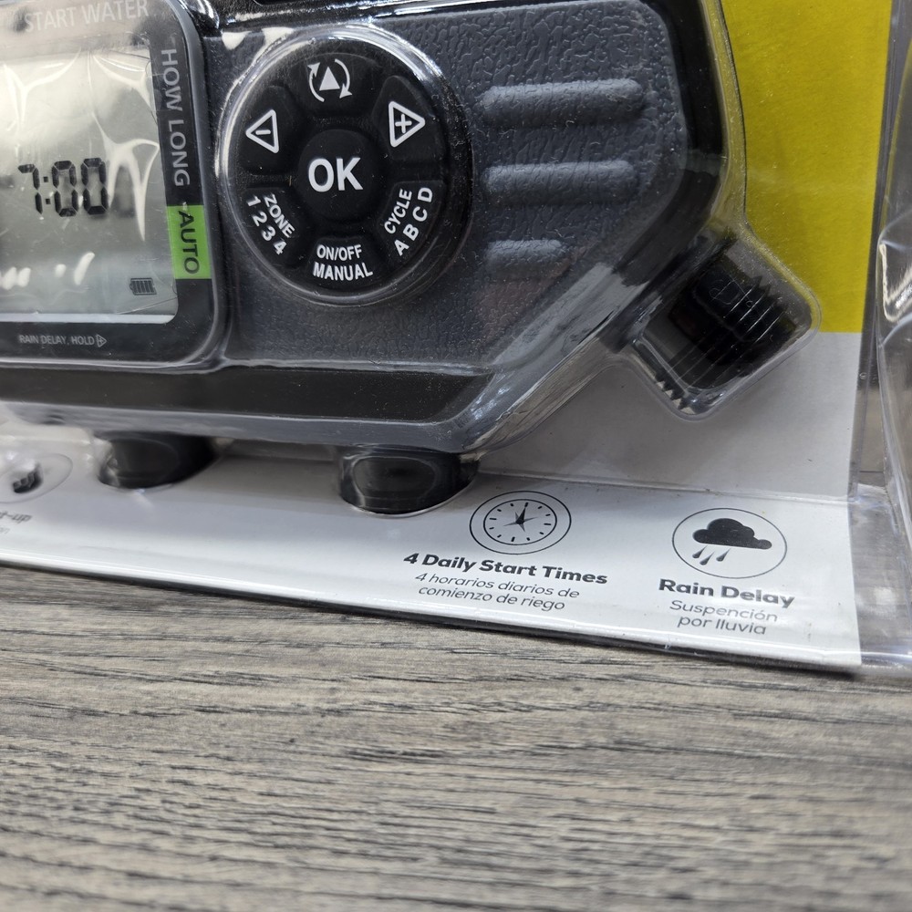 Melnor Hydrologic Automatic 4-Outlet Programmable Water Timer 821145 NEW