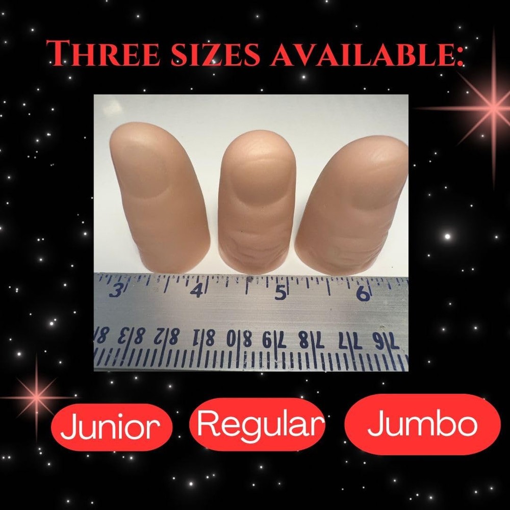 D'lite Magic Thumb Lightup Trick Set / 2 Original Regular, Regular Red