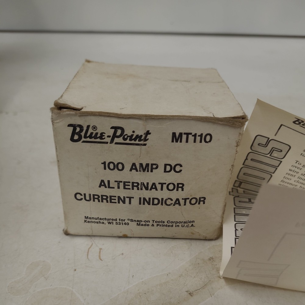 BLUE POINT MT110 ALTERNATOR CURRENT INDICATOR, 100A