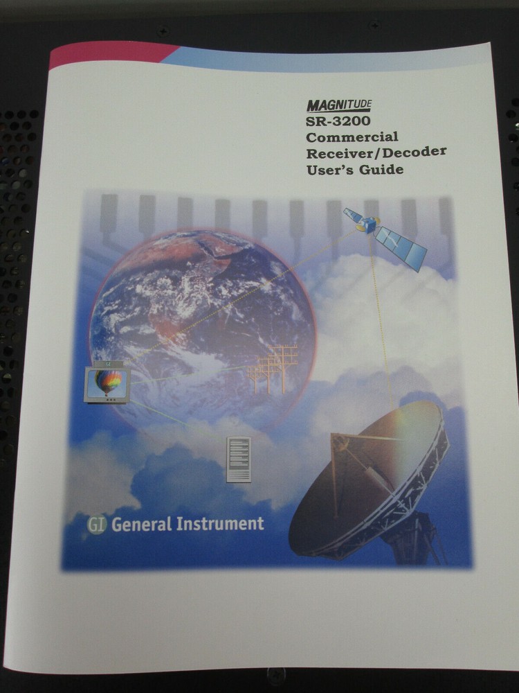 New GI General Instrument Magnitude SR-3200 Commercial Receiver Decoder w Manual