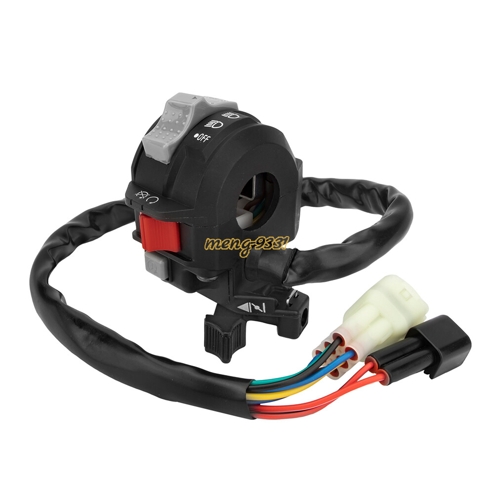 Left Handlebar Kill Switch Start Run Headlight for Yamaha Grizzly 350 400 660