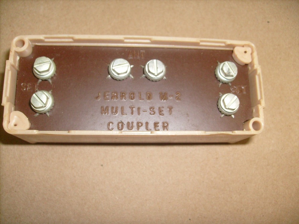 JERROLD Electronics Corp. MF-2 TV/FM Multi-Set Coupler
