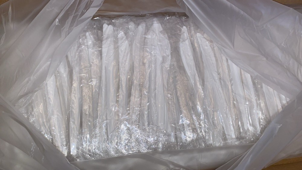 1000 Ct Dixie Disposable Cutlery White KMP23C
